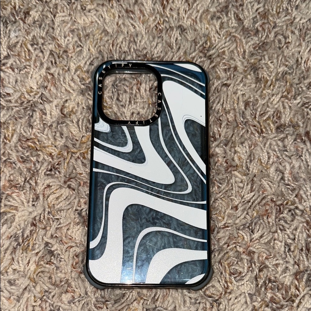 Blue and White Swirl Phone Case from Casetify, Apple 13 Pro